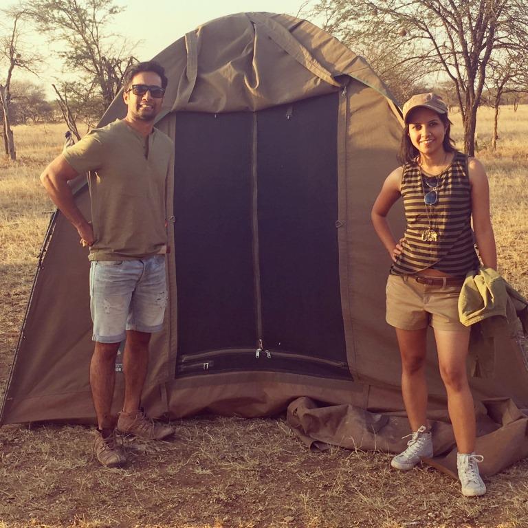 Serengeti campsite